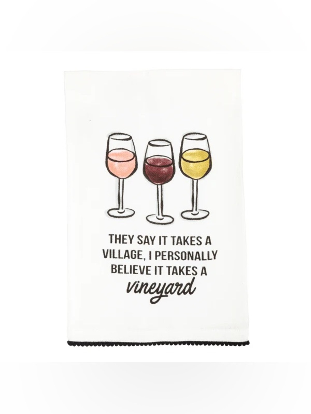 Wine Glass Tea Towel (NWT)